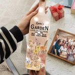 Personalisierte 1-18 Geburt Blumen LED Nachtlicht Flasche Lampe mit Namen Home Decor Muttertag Geburtstag Geschenk für Großmutter Mom