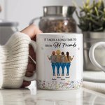 Personalized It Takes A Long Time To Grow An Old Friend Ceramic Mug with Names Birthday Gift for Friends Besties