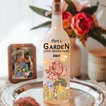Personalisierte 1-18 Geburt Blumen LED Nachtlicht Flasche Lampe mit Namen Home Decor Muttertag Geburtstag Geschenk für Großmutter Mom