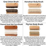 Personalized Engraved Wooden Brush Comb Hoof Pick Horse Grooming Kit with Name 9 Pcs Equine Care Supplies Equestrian Gift for Horse Trainers Lovers