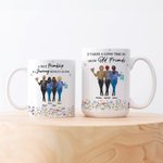 Personalized It Takes A Long Time To Grow An Old Friend Ceramic Mug with Names Birthday Gift for Friends Besties