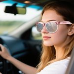 Personalized Multicolor Polarized Sunglasses with UV Protection and Text Beach Party Outdoor Birthday Gift for Women Men