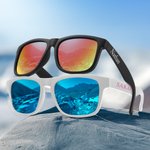 Personalized Multicolor Polarized Sunglasses with UV Protection and Text Beach Party Outdoor Birthday Gift for Women Men