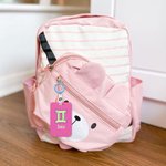 Portatarjetas con mosquetón personalizado con signo zodiacal y nombre accesorios de viaje regalo de oficina para cumpleaños estudiantes y colegas