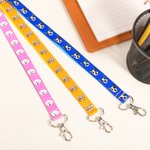 Henkilökohtainen Muticolor irrotettava Lanyard merkin haltija 1-4 valokuvia Office arvostus syntymäpäivälahja Opettaja Sairaanhoitaja