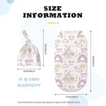 Personalised Cute Princess Castle Butterfly Soft Throw Blanket Swaddle and Knot Hat with Name Baby Shower Birthday Gift for Newborns