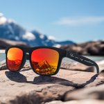 Personalized Multicolor Polarized Sunglasses with UV Protection and Text Beach Party Outdoor Birthday Gift for Women Men