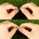 Personalized Magnetic Sparkle Rhinestone Disco Ball Baseball Sports Name Beaded Necklace Game Day Birthday Gift for Ball Game Lovers Players