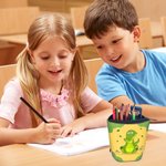 Astuccio telescopico personalizzato con nome motivo dell'unicorno dinosauro o mostro portapenne matita scuola cancelleria regalo per bambini