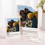 Personalised Dad Photo ABS Building Brick Puzzles with Text Father's Day Birthday Anniversary Gift for Dad Grandpa