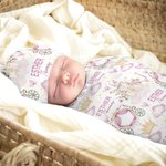 Personalised Cute Princess Castle Butterfly Soft Throw Blanket Swaddle and Knot Hat with Name Baby Shower Birthday Gift for Newborns