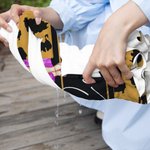 Personlig Imitation Fur Leopard Print Cartoon Beach Girl Soft Quick Dry Beach Handduk med namn Beach Pool Essentials Födelsedagspresent för kvinnor