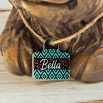 Personalized Mini Highland Cow Dairy Cow Succulent Planter Pot with Name Ear Tag and Drainage Home Decor Birthday Gift for Family Friend