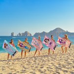 Personalized Fashion Cartoon Swimsuit Girl Quick Dry Oversized Beach Towel with Name Travel Essential Beach Party Birthday Gift for Women