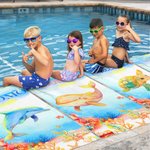 Asciugamano da spiaggia personalizzato con design animali marini asciugatura rapida oversize regalo di vacanze estive e compleanni per bambini