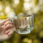 Personalized Birth Flower Western Cowgirl Boots Ceramic Coffee Mug Glass Cup with Name Home Kitchen Decor Birthday Gift for Women