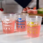 Bicchieri di laurea personalizzati smerigliati da 355ml con nome e testo set di 10 regalo ideale per feste di laurea per classi di laurea 2025