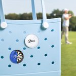 Personnalisé Softball Badminton Basketball Sports Acrylic Bag Charm Accessories for Bogg with Name Game Birthday Gift for Sports Ball Lovers