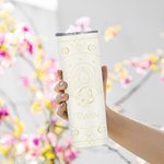 Personalised Zodiac Sign Name 20 oz Skinny Tumbler with Lid and Straw Travel Accessory Birthday Anniversary Wedding Gift for Women