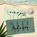 Personalisiertes Schnelltrocknendes Mr. und Mrs. Strandtuch Set mit Nachnamen 2-tlg. Flitterwochen Reise Urlaub Hochzeit Geschenk für Frischvermählte