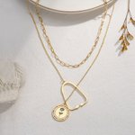 Personalized Stethoscope Engraved Birth Flower Link Chain Necklace Dainty Jewelry Graduation Birthday Gift for Nurse Doctor Medical Students