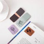 Personalized Zodiac Sign Magnetic Bookmark Clip with Name Reading Stationery Supplies Birthday Gift for Bookworms