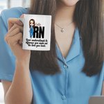 Personalized Cartoon Medical Character Ceramic Mug with Name Birthday Appreciation Inspirational Gift for Nurse Doctor Medical Staff