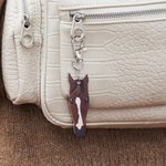 Personlig Flerfärgad Söt Hästansikte Födelsemärke Foto Nyckelring med Namn Väska Tillbehör Ridsport Jubileum Födelsedagspresent för Hästälskare