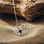 Personalised Mom Family Tree Adjustable Photo Projection Necklace Anniversary Birthday Gift for Women