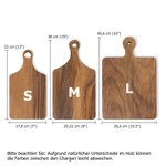 Personalisiertes Eingraviertes Foto Text Datum Hölzernes Bambus Käse Brot Schneidebrett mit Griff Hauseinweihung Jahrestag Geschenk für Familie