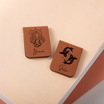 Personalized Zodiac Sign Magnetic Bookmark Clip with Name Reading Stationery Supplies Birthday Gift for Bookworms