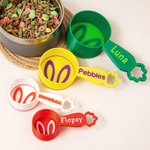 Personalised Multicolour Ears Rabbit Food Scoop with Name Pet Accessory Birthday Bunny Gift for Rabbit Owner