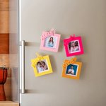 Personalized 3D Photo Frame Fridge Magnet with Name Home Decor Birthday Anniversary Gift for Family Friends
