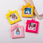 Personalized 3D Photo Frame Fridge Magnet with Name Home Decor Birthday Anniversary Gift for Family Friends