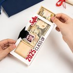 Personalized Graduation Cap Photo Wooden Money Holder with Name and Year Class of 2025 Graduation Gift for Graduates