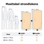 Gepersonaliseerde Oversized Sneldrogende Cartoonfiguur Hart Naam Strandlaken Zomer Reis Verjaardagscadeau voor Kinderen en Volwassenen