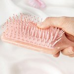 Personalized Birth Flower Cartoon Character Paddle Air Cushion Comb with Name and Handle Makeup Tool Birthday Wedding Party Gift for Women Girls