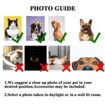 Personalised Watercolour 1-3 Pet Photo TPU Phone Case for iPhone Samsung with Name Multicolour Available Birthday Gift for Dog Cat Lovers