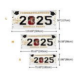 Personlig Graduation Cap Class Of 2025 Graduation Photo Banner med text och år Graduation Party Gift för Graduates