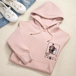 Bordado Personalizado Reproductor de Música Foto Diseño Suave Camiseta Sudadera Sudadera con Capucha con Canción y Cantante Nombre Cumpleaños Regalo para Amigos de la Familia