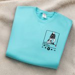 Bordado Personalizado Reproductor de Música Foto Diseño Suave Camiseta Sudadera Sudadera con Capucha con Canción y Cantante Nombre Cumpleaños Regalo para Amigos de la Familia