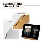 Personalised My First Holy Communion Faith Cross Metal Photo Frame Ornament with Name and Date Desk Decor Birthday Baptism Gift for Kids