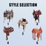 Personalized Horse Saddle Acrylic Keychain with Name Birthday Anniversary Gift for Horse Lovers Equestrians