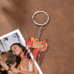 Personalized Horse Saddle Acrylic Keychain with Name Birthday Anniversary Gift for Horse Lovers Equestrians