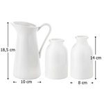 Vase en Céramique Personnalisé Neuf-Carrés avec Titres et Photos pour Fête des Mères ou Fête des Pères Cadeau d'Anniversaire pour Maman Papa