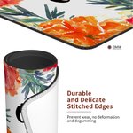 Personalized Watercolor Birth Flower Design Non-slip Mouse Pad with Name Home Office Supplies Birthday Gift for Employees Family Friends