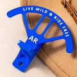 Personalised Multicolour 3D Text Monogram Adjustable Cowboy Hat Rack with Double-sided Tape Home Decor Gift for Cowgirl Cowboy