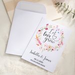 Paquete de 20 semillas de flores silvestres en papel kraft personalizadas con nombre y fecha Set de 20 regalos de boda Regalo de despedida de soltera para invitadas