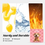 Personalized Cute Paw 3D Cartoon Dog Acrylic Fridge Magnet with Name Birthday Anniversary Gift for Dog Dad Dog Mom Pet Lovers