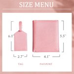 Personalized Cross You Are Leather Passport Holder Luggage Tag Set with Name Baptism Travel Accessories Birthday Gift for Christians